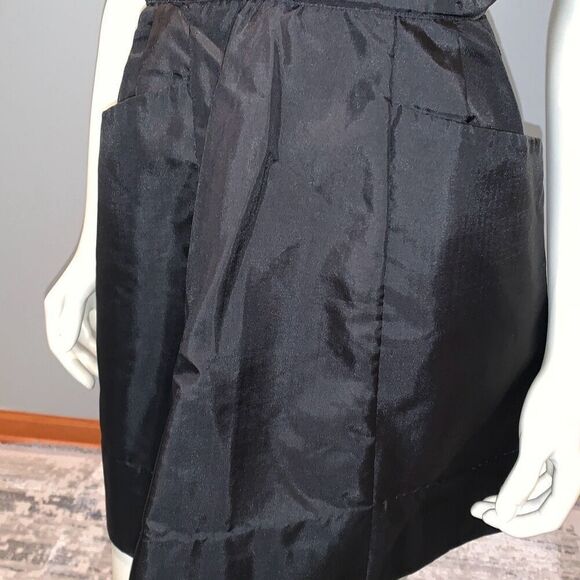 1950S VINTAGE ANGELICA NYLON PINAFORE UNIFORM DRESS SMALL - Picture 4 of 12